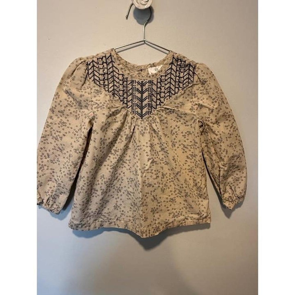 Hanna Andersson Yoke Stitched Top 5T 110cm EUC - Picture 1 of 3